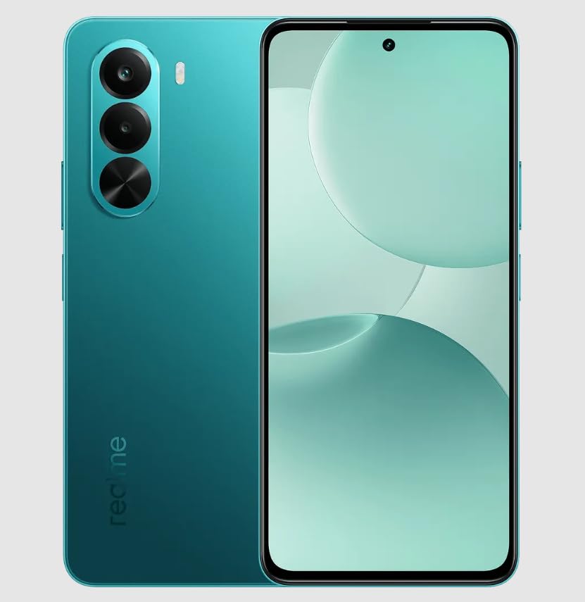 realme P4x 5G Smartphone, Lake Green, 6GB RAM, 128GB Storage - Image 1