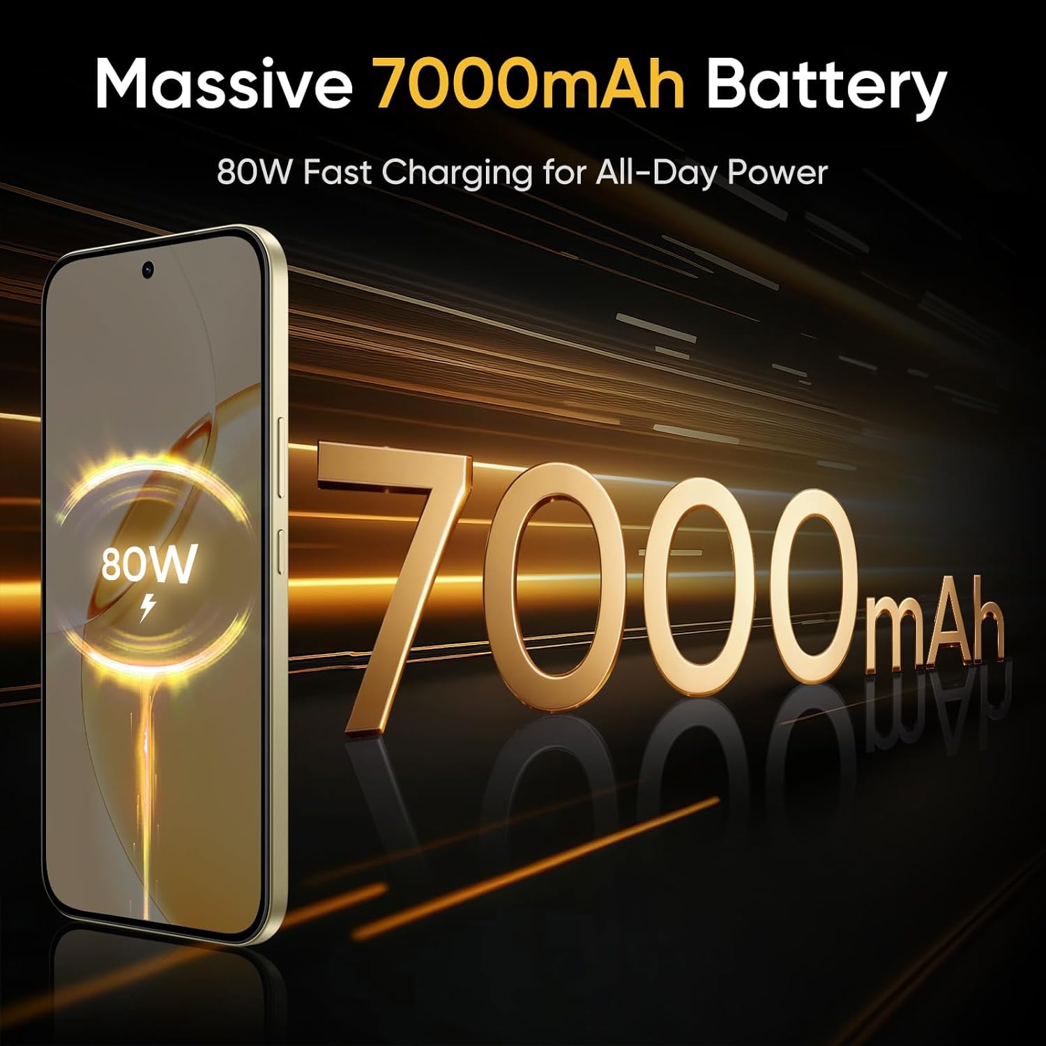 realme 16 Pro 5G, 8+256 GB, MediaTek Dimensity 7300 Max, Camera 50MP, Straight Display 6.78“144Hz, Battery 7000mAh, Master Gold Visit the realme Store thumbnail 3