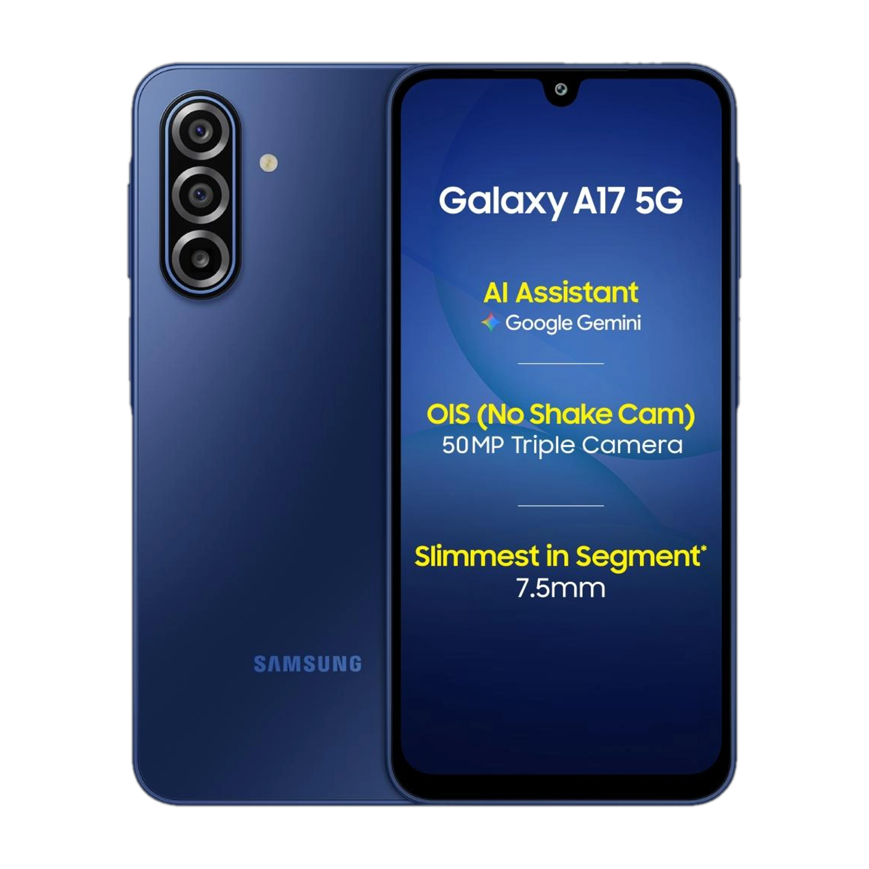 Samsung Galaxy A17 5G (Blue, 128 GB) (6 GB RAM)